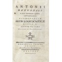 Antonii Genuensis in regia napoletana academia antecessoris