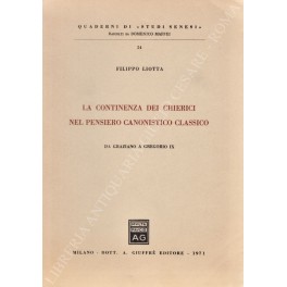 La continenza dei chierici nel pensiero canonico classico