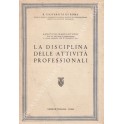 La disciplina delle attività professionali