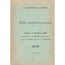 Del Matrimonio