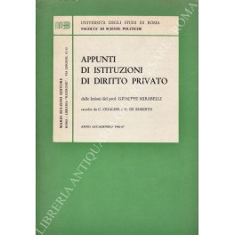 Appunti di istituzioni di diritto privato