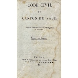 Code Civil du Canton de Vaud