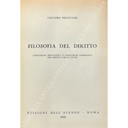 Filosofia del diritto. 