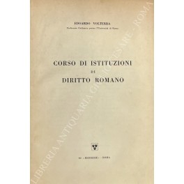 Corso di istituzioni di diritto romano