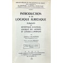 Introduction a la logique juridique