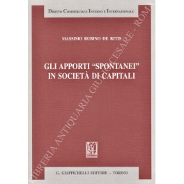 Gli apporti spontanei in società di capitali