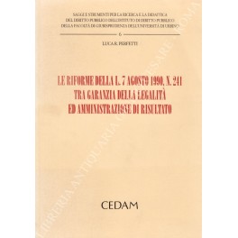 Le riforme della l. 7 agosto 1990