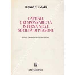 Capitale e responsabilità interna nelle società di persone