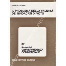 Il problema della validità dei sindacati di voto