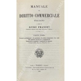 Manuale del diritto commerciale italiano