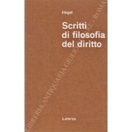 Scritti di filosofia del diritto (1802-1803). A cu