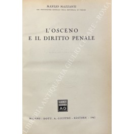 L'osceno e il diritto penale