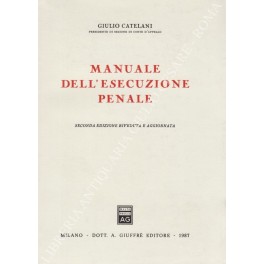 Manuale dell'esecuzione penale