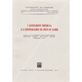 I licenziamenti individuali e la reintegrazione nel posto di lavoro