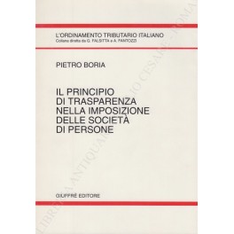 Il principio di trasparenza nella imposizione delle società