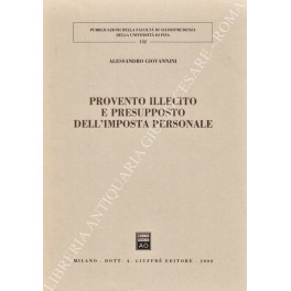 Provento illecito e presupposto dell'imposta personale