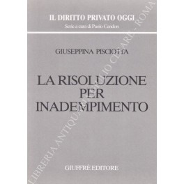 La risoluzione per inadempimento