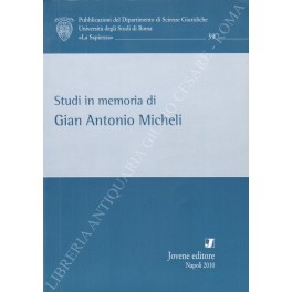 Studi in memoria di Gian Antonio Micheli