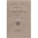 Il diritto universale. A cura di Fausto Nicolini