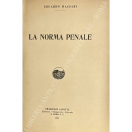 La norma penale