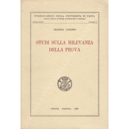 Studi sulla rilevanza della prova