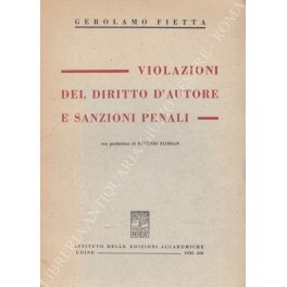 Violazioni del diritto d'autore e sanzioni penali