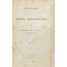 Instituzioni di diritto amministrativo