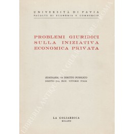 Problemi giuridici sulla iniziativa economica privata