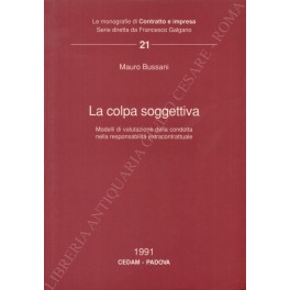 La colpa soggettiva