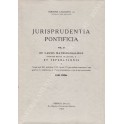 Jurisprudentia pontificia. De causis matrimonialibus