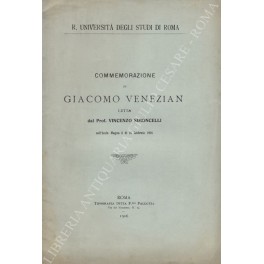 Commemorazione di Giacomo Venezian