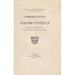 Commemorazione di Giacomo Venezian