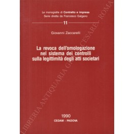 La revoca dell'omologazione nel sistema dei controlli