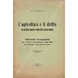 L'agricoltura e il diritto