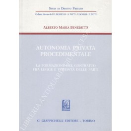 Autonomia privata procedimentale