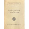 La prescrizione dei crediti di lavoro