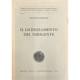 Il licenziamento del dirigente