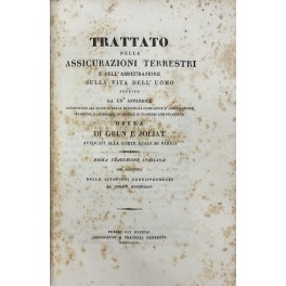 Trattato delle assicurazioni terrestri e dell'assicurazione sulla vita dell'uomo