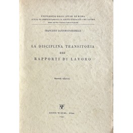 La disciplina transitoria dei rapporti di lavoro