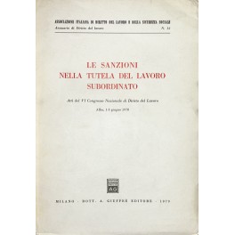 Le sanzioni nella tutela del lavoro subordinato