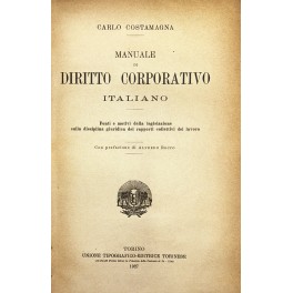 Manuale di diritto corporativo italiano