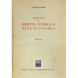 Scritti di diritto pubblico dell'economia