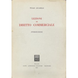 Lezioni di diritto commerciale. Introduzione