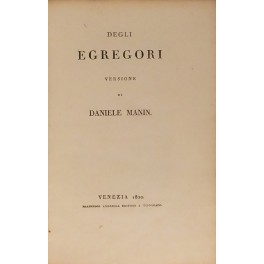 Degli egregori