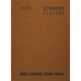 Le persone fisiche e i diritti della personalità