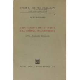 L'educazione del giurista e la riforma dell'Univer