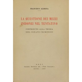 La questione dei mezzi inidonei nel tentativo. Con