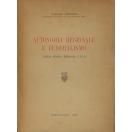 Autonomia regionale e federalismo