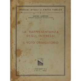 La rappresentanza degli interessi e il voto obbligatorio