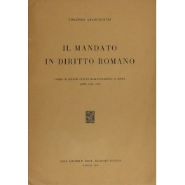 Il mandato in diritto romano